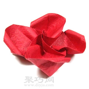 漂亮的折纸玫瑰花简单折法