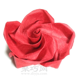 玫瑰怎么折最简单？来学这个五瓣折纸玫瑰花