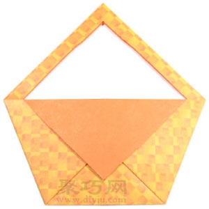 只用一张纸折纸手提包 简单的又漂亮手提包折纸教程