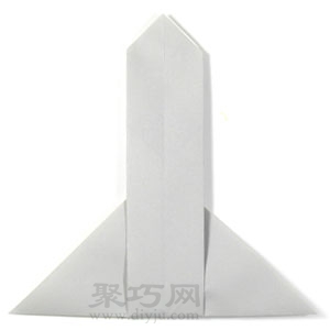 手工折纸火箭简单折法