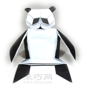折纸熊猫怎么折