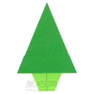 手工折纸圣诞树折法步骤
