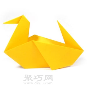 手工折纸鸭子怎样折