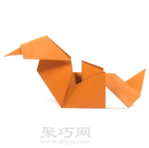 手工折纸鸳鸯教程图解