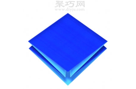 折纸基础折法：双正方型折叠