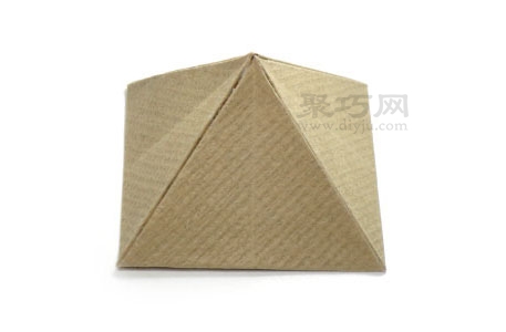 a4纸折立体金字塔折法图解
