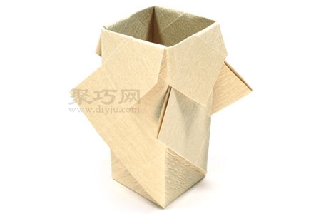 长方形花瓶折纸教程