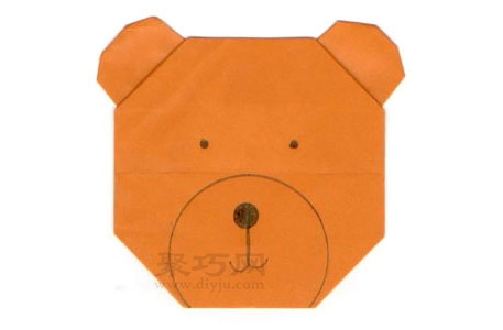 手工折纸熊折纸方法