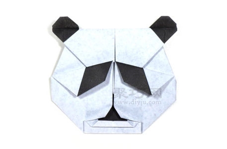 折纸熊猫脸简单折法