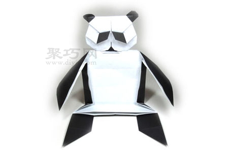 折纸熊猫怎么折