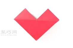 简单折纸心形折纸教程