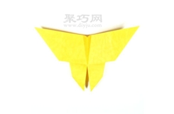 折纸蝴蝶简单折法图解教程