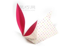 简单小兔子折纸怎么折