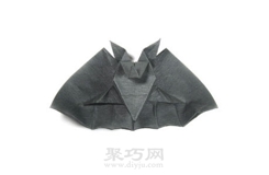 手工折纸蝙蝠教程图解