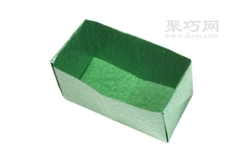 长方形纸盒叠法折纸方法