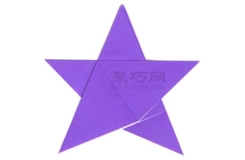 手工折纸五角星图解教程