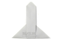 手工折纸火箭简单折法