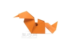 手工折纸鸳鸯教程图解