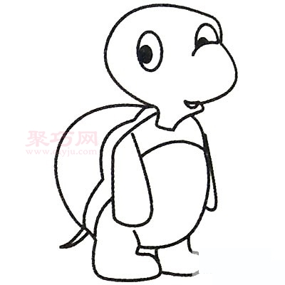 乌龟怎么画乌龟简笔画画法