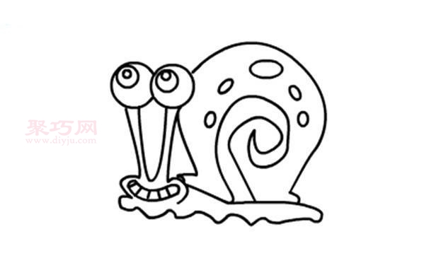 蜗牛画法第7步