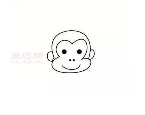 猴子画法第3步