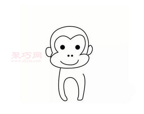 猴子画法第4步