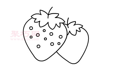 草莓画法第5步
