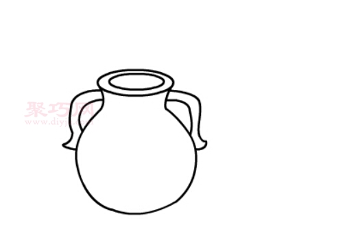 花瓶画法第3步