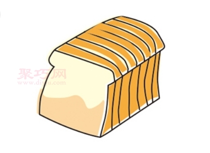切片面包画法第6步