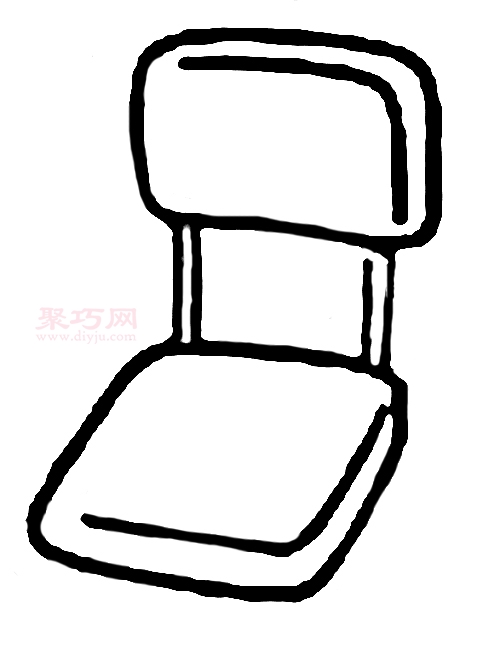 椅子画法第2步