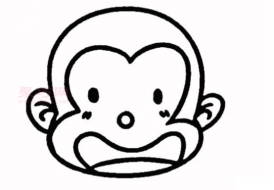 猴子画法第2步