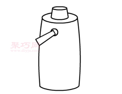 热水瓶画法第4步