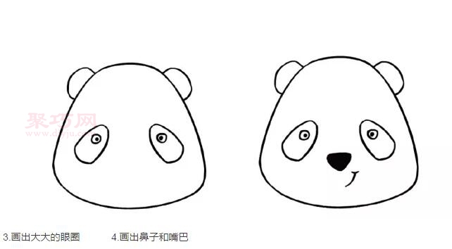 熊猫画法第2步