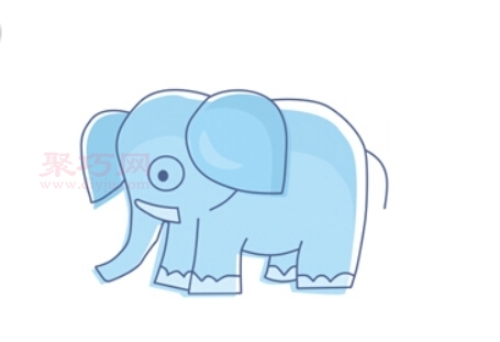 大象画法第10步