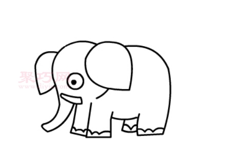 大象画法第8步