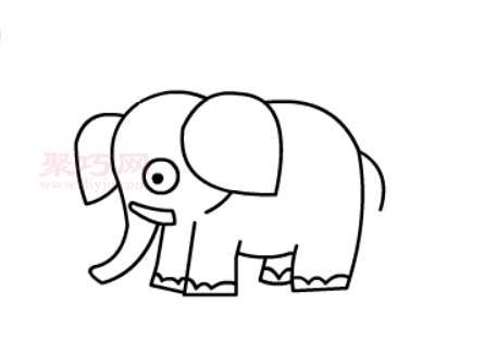 大象画法第9步