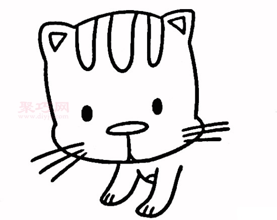 小猫画法第3步