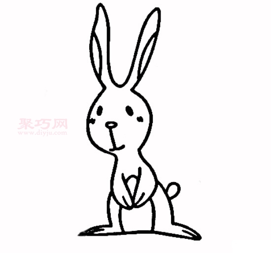 兔子画法第4步