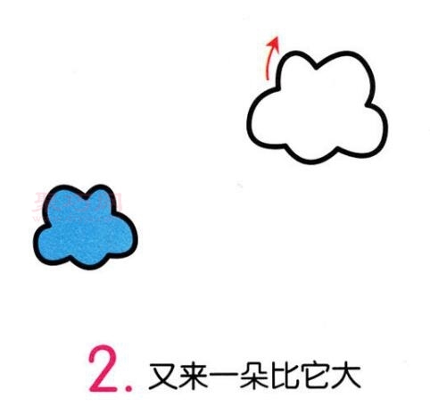 七彩虹画法第2步