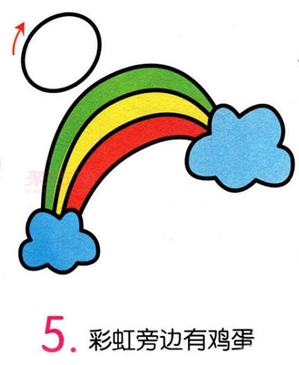 七彩虹画法第5步