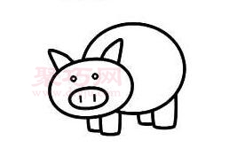 猪画法第4步