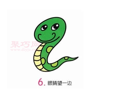 小蛇画法第6步