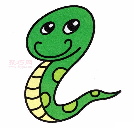 小蛇画法第7步