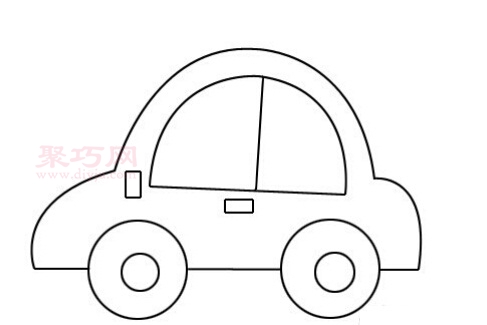 小汽车画法第10步