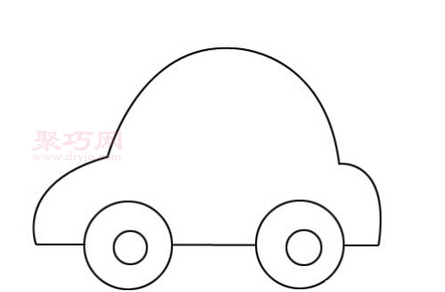 小汽车画法第6步