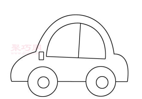 小汽车画法第9步