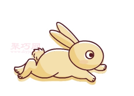 小兔子画法第8步