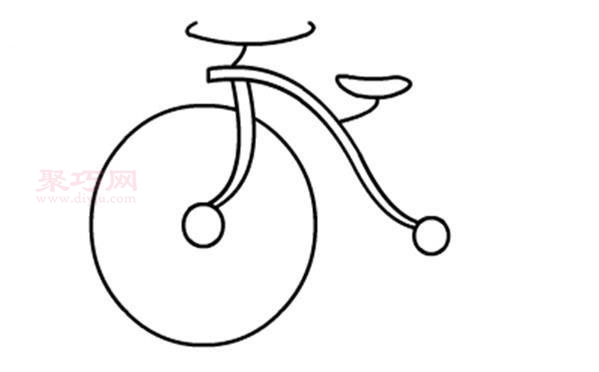 自行车画法第5步