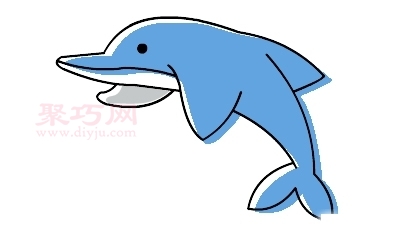 海豚画法第5步