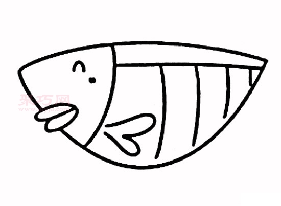 小鱼画法第3步